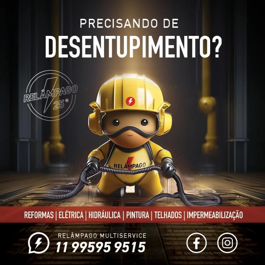 Foto 1:  — Relâmpago Multiservice Desentupimento